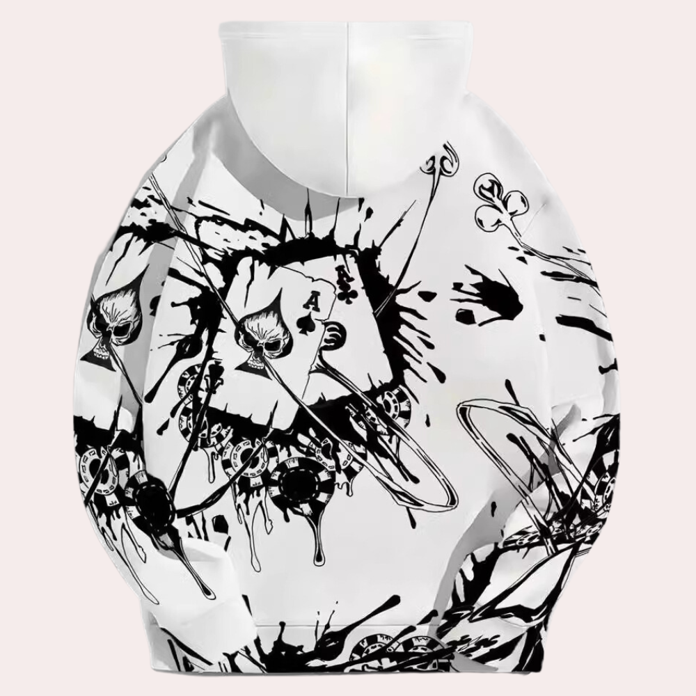 Lichtgewicht Heren Hoodie met Capuchon en Kangoeroezak - Comfortabele Ademend Katoenmix voor Lente en Herfst 2