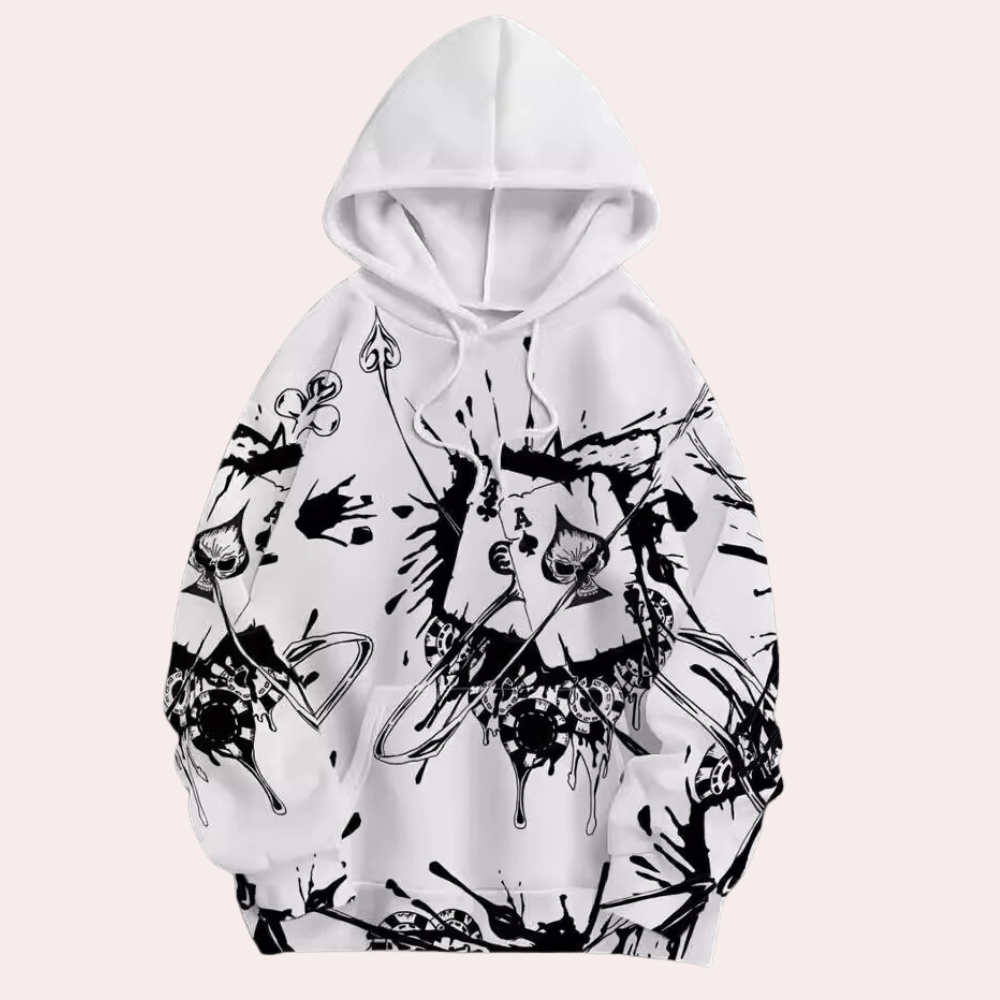 Lichtgewicht Heren Hoodie met Capuchon en Kangoeroezak - Comfortabele Ademend Katoenmix voor Lente en Herfst 3