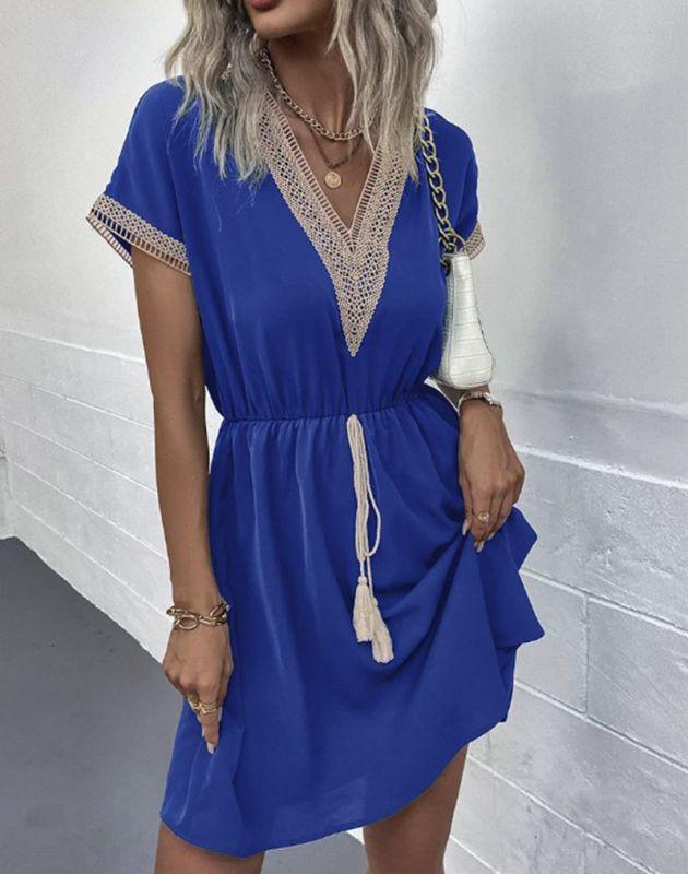 Lotte | Elegante Boho Jurk voor Vrouwen met Chic V-Hals en Luxe Comfort 4