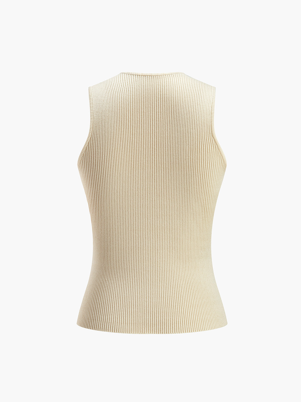 Lotte | Stijlvolle Mouwloze Ribbreisel Top voor Dames, Perfecte Tanktop Dames 6