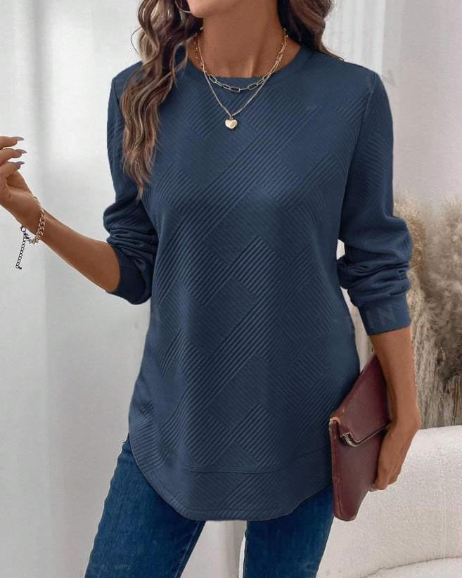 Sophie | Dames Blouse | Lange Blouse Dames | Ademend Katoen-3