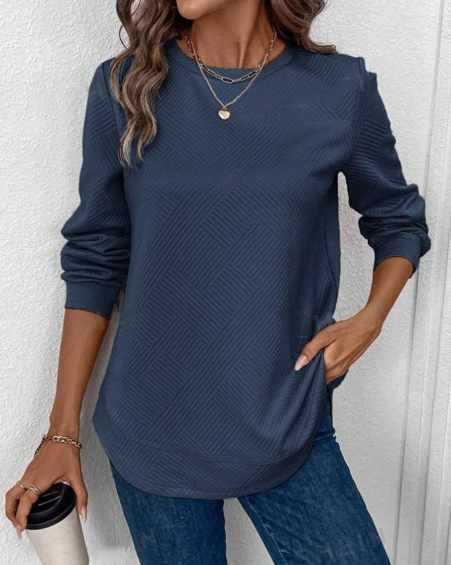 Sophie | Dames Blouse | Lange Blouse Dames | Ademend Katoen-5