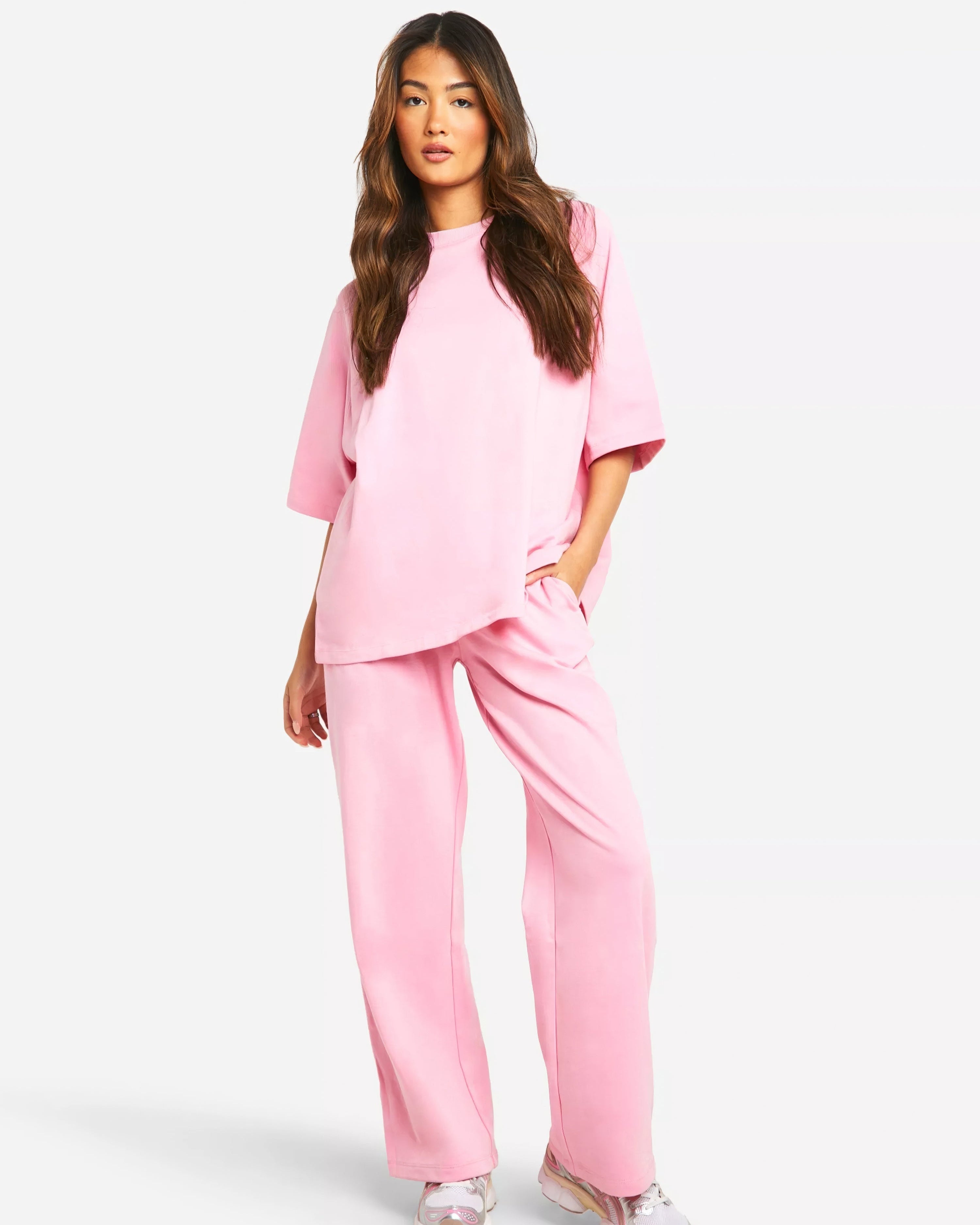 Oversized Zomer Set voor Dames – Ademend Katoen, Comfortabele Pasvorm, Geschikt voor Casual en Zomerse Gelegenheden 1