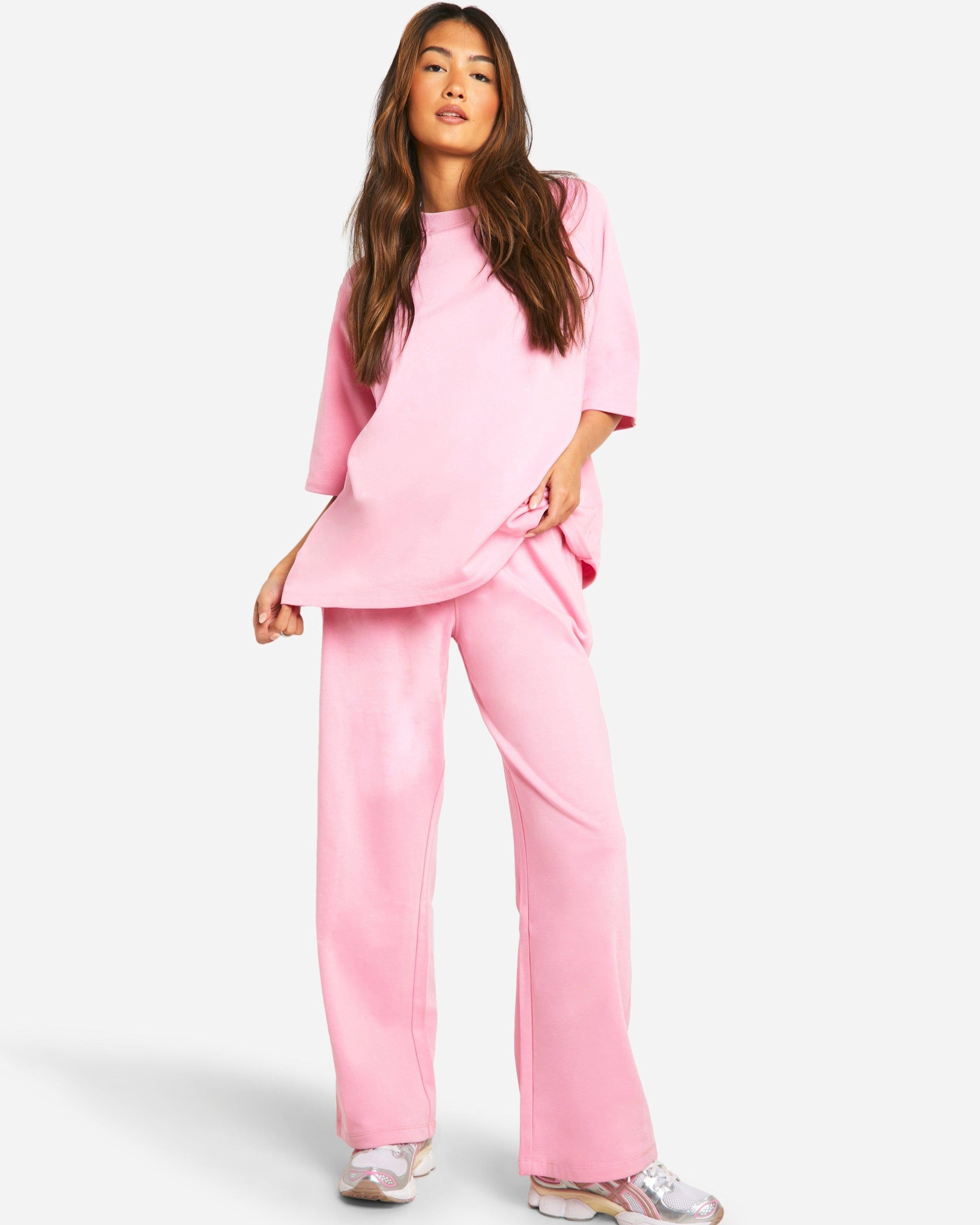 Oversized Zomer Set voor Dames – Ademend Katoen, Comfortabele Pasvorm, Geschikt voor Casual en Zomerse Gelegenheden 4
