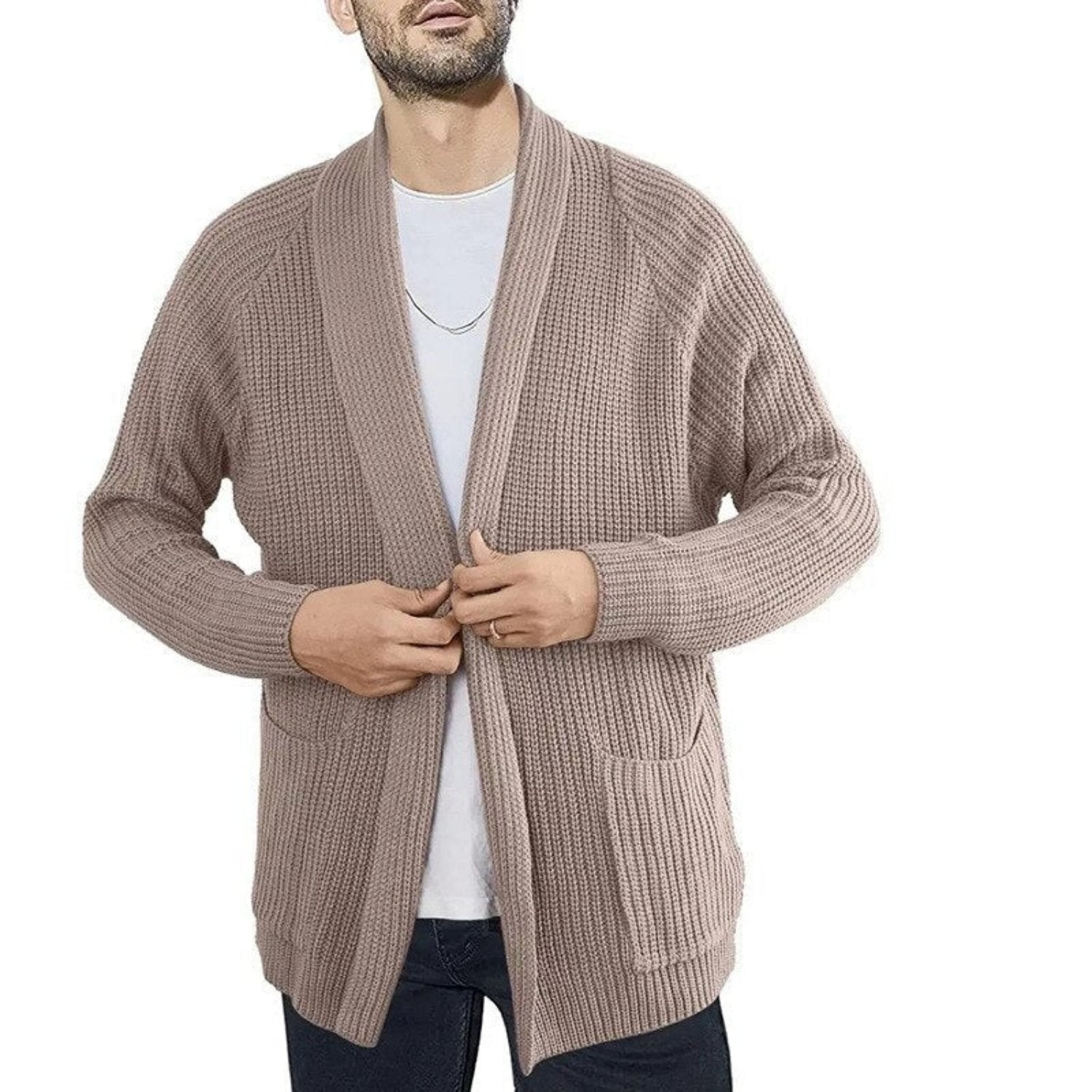 Rainer | Stijlvolle Casual Cardigan Heren met Zakken voor Comfortabele Dagen 5