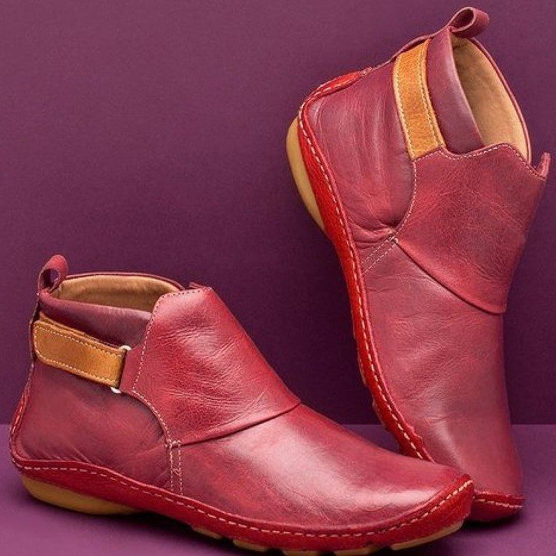 Emma | Tijdloze Zwarte Enkellaarsjes Dames Met Comfortabele Zool 4