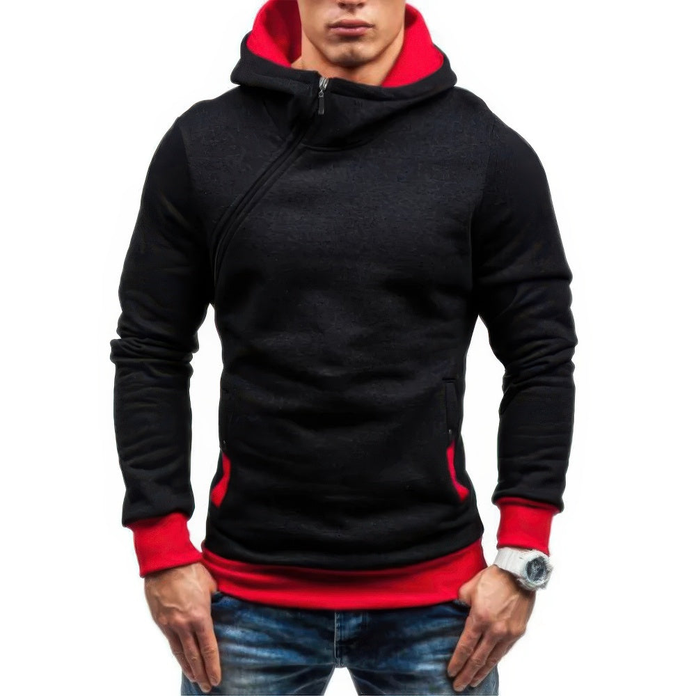 Rens | Trendy Slim-Fit Heren Hoodie met Contrasterende Details 3
