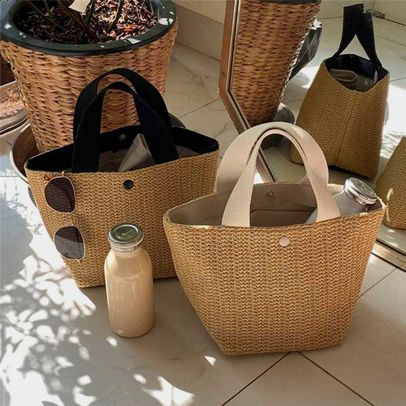 Gevlochten Tas | Handgemaakt Italiaans Design van Natuurlijke Raffia