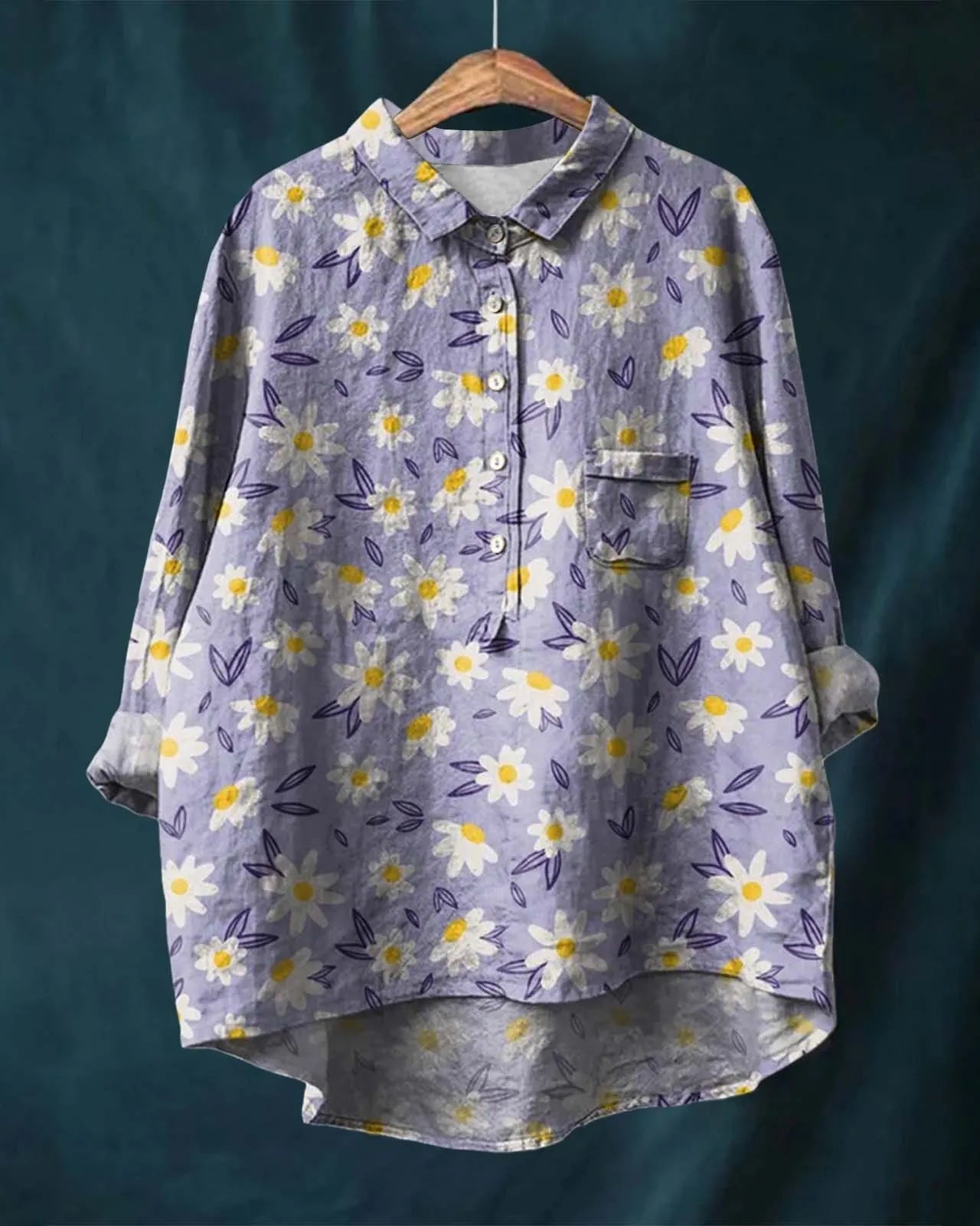 Sophie | Bloemen Shirt Dames | Losse Pasvorm | Elegante Stijl 4