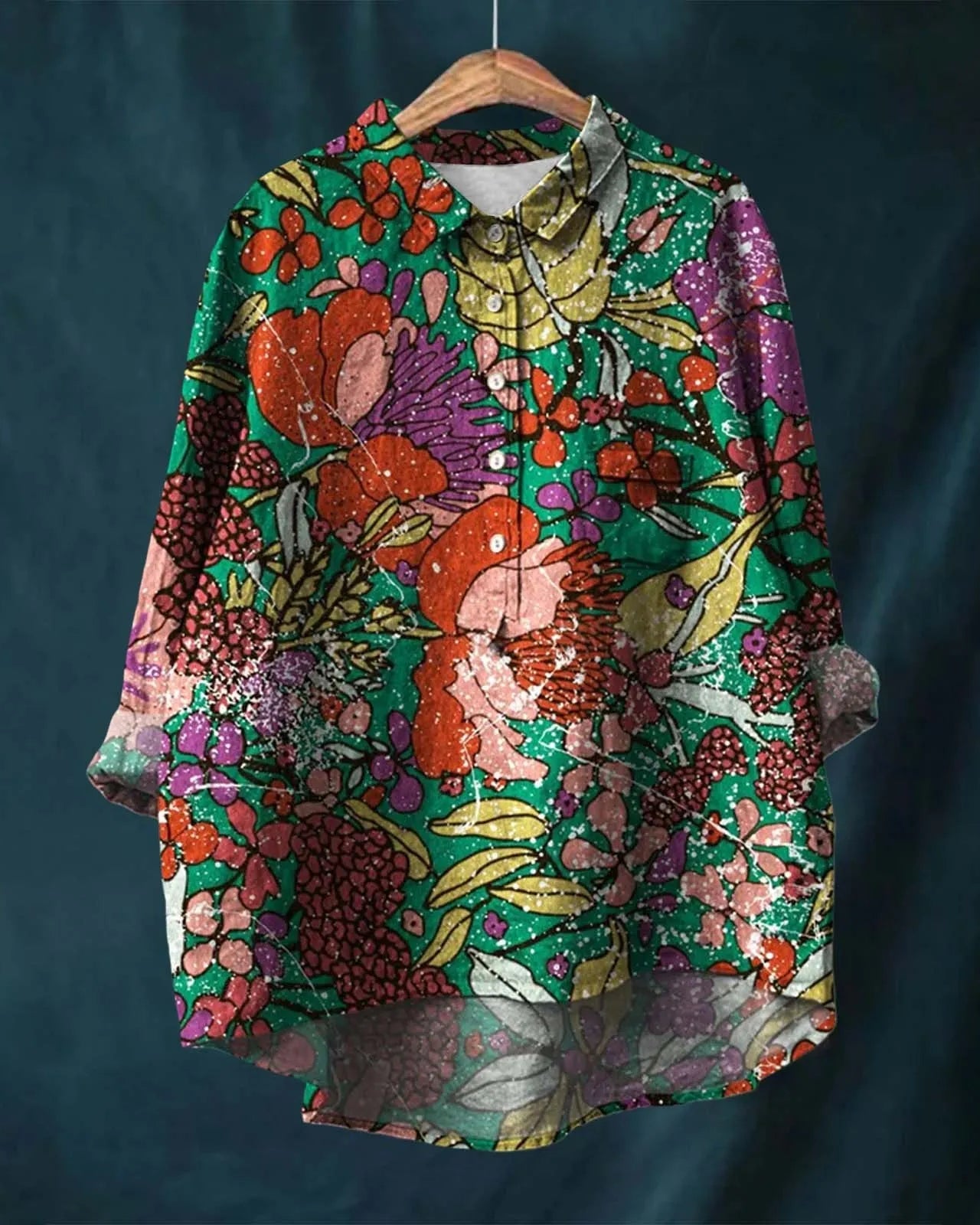 Sophie | Bloemen Shirt Dames | Losse Pasvorm | Elegante Stijl 6