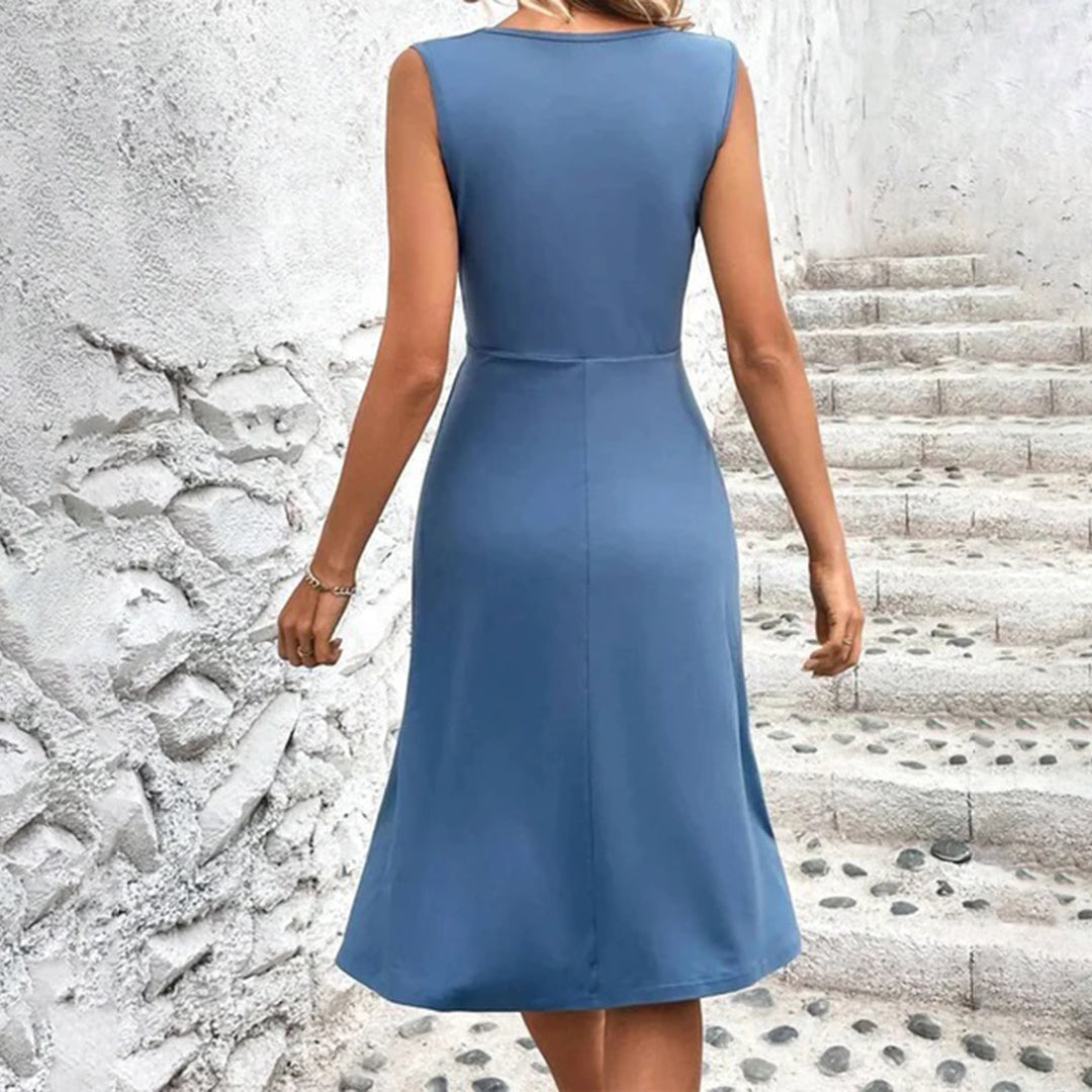 Sophie | Luchtige Knielengte Zomerjurk Dames voor Zonnige Dagen 5
