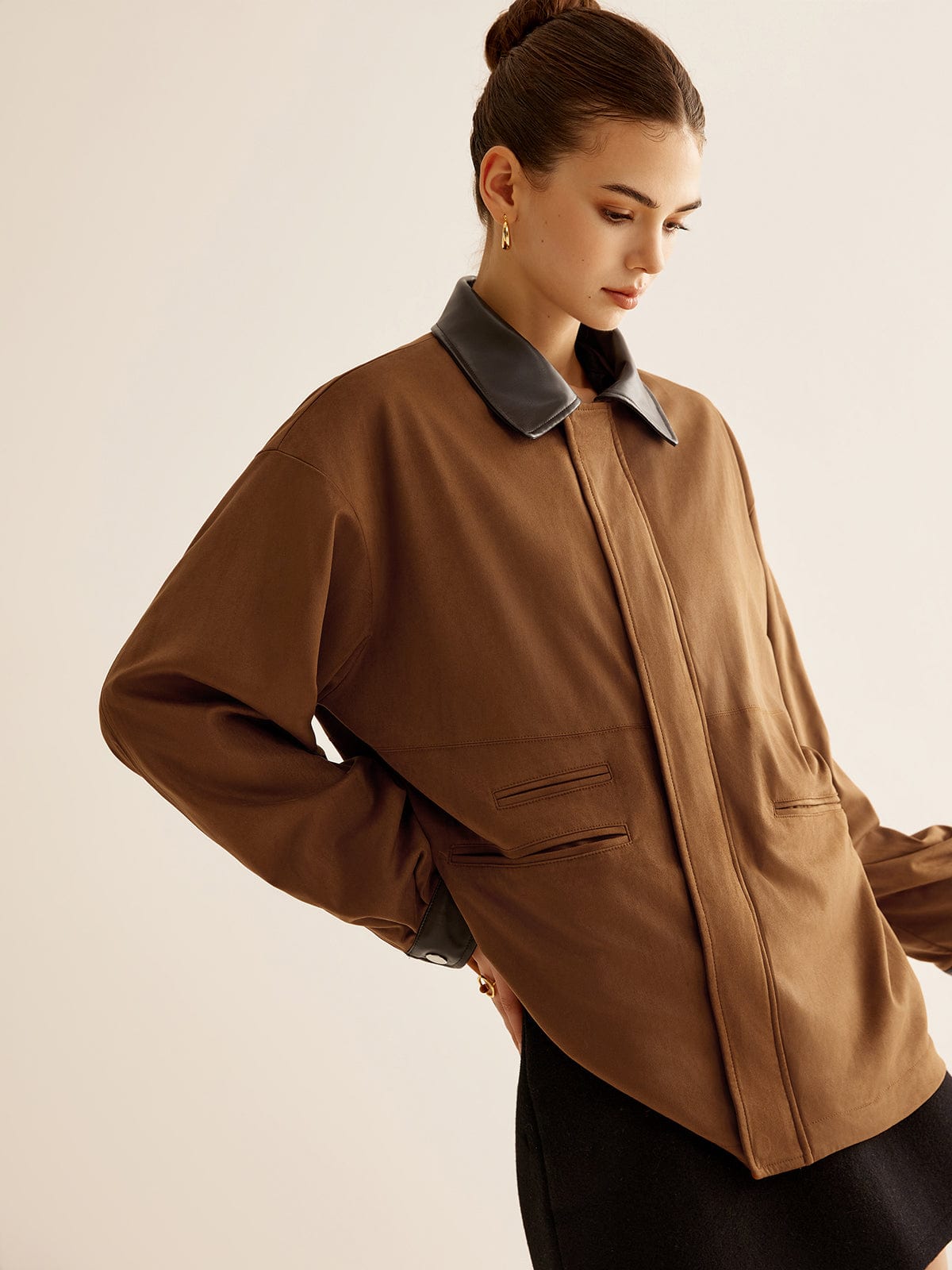 Sophie | Stijlvol Dames Winterjas met Oversized Pasvorm en Lederen Accenten 3