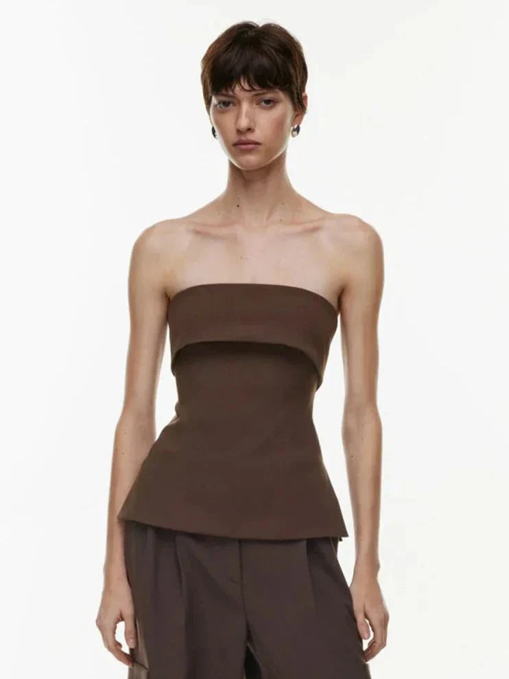 Sophie | Stijlvolle Strapless Bandeau Top voor Dames met Chic Design 2