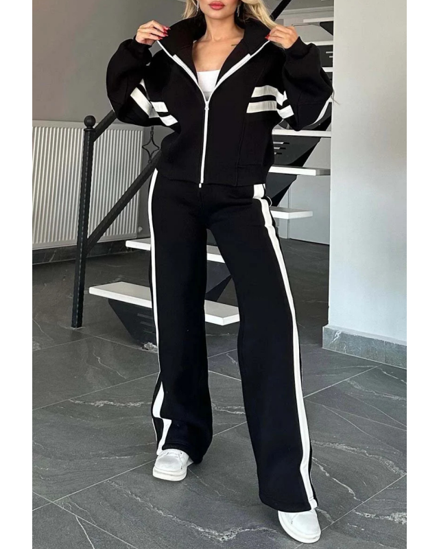 Trendy Dames Trainingsset – Comfortabele Pasvorm, Ademend Materiaal en Modieus Design, Verkrijgbaar in Meerdere Kleuren 4