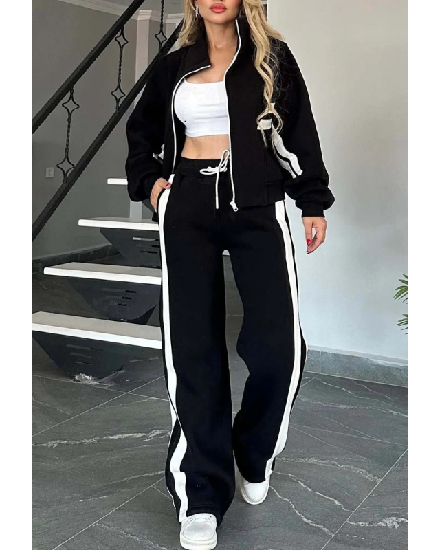Trendy Dames Trainingsset – Comfortabele Pasvorm, Ademend Materiaal en Modieus Design, Verkrijgbaar in Meerdere Kleuren 7