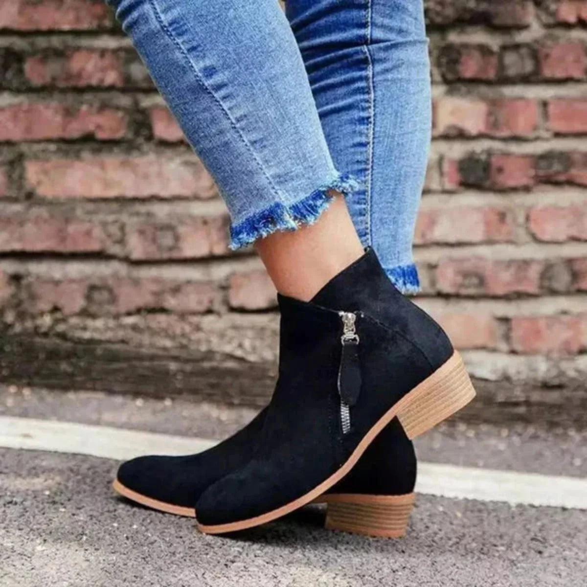 Emma | Stijlvolle Zwarte Laarzen Dames met Orthopedisch Ontwerp 3