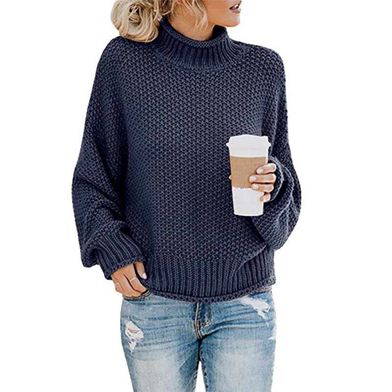Warme Dikke Trui voor Dames van Zacht Breiwerk – Perfect voor Herfst en Winter, Beschikbaar in Diverse Kleuren en Maten S-XL 5