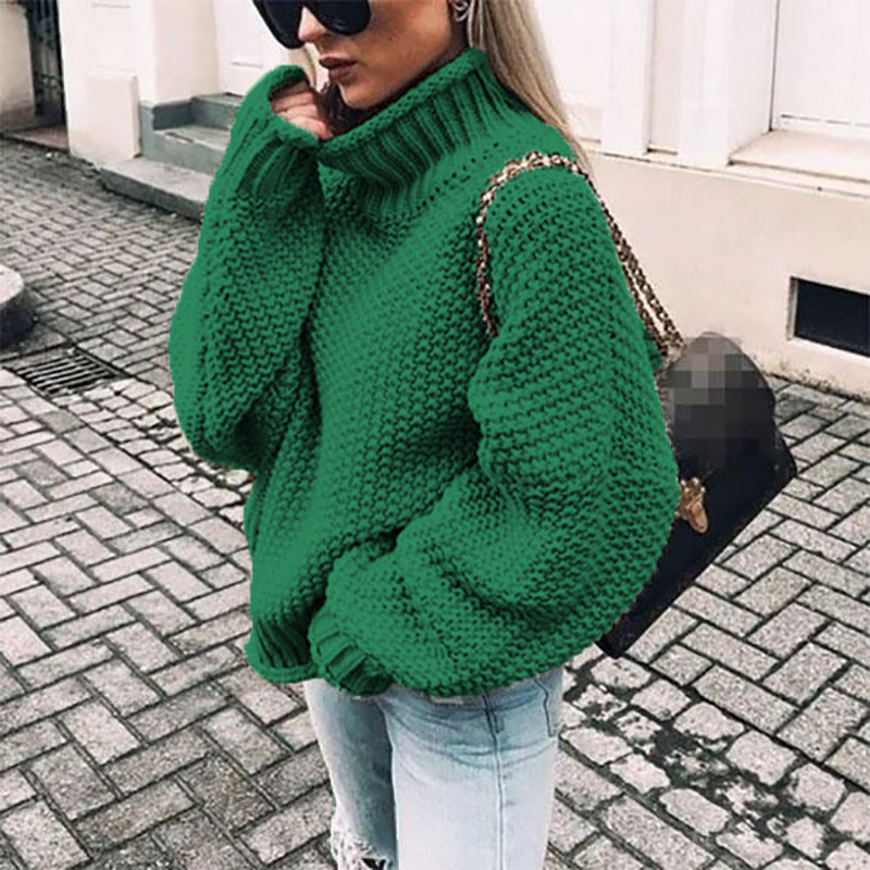 Warme Dikke Trui voor Dames van Zacht Breiwerk – Perfect voor Herfst en Winter, Beschikbaar in Diverse Kleuren en Maten S-XL 8