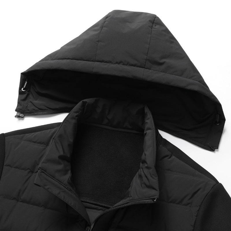 Waterafstotende Herfstjas voor Heren – Lichte Polyester Jas met Verstelbare Capuchon en Praktische Zakken 5