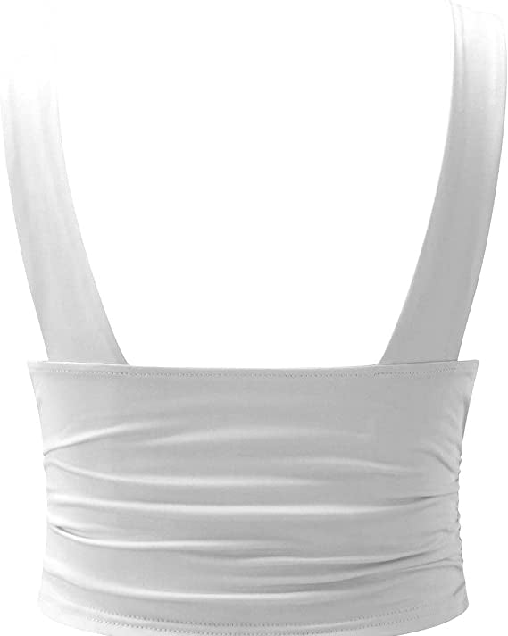 Eva | Dames Tops | Witte Dames Top | Dames Top Mouwloos 5