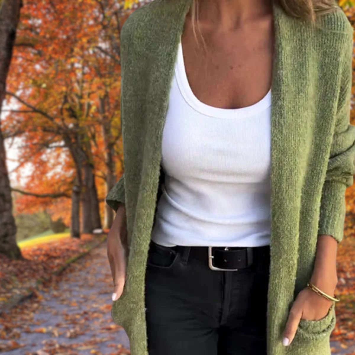 Zwart Dames Vest met Zakken – Comfortabel en Stijlvol Herfst Vest voor Dames in Diverse Maten 4
