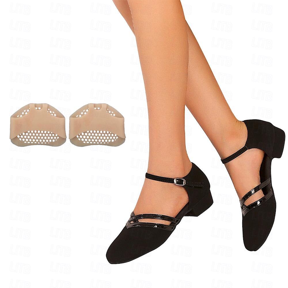 Moderne Dames Dansschoenen | Zwart Hoogwaardig Suède voor Comfort & Stijl