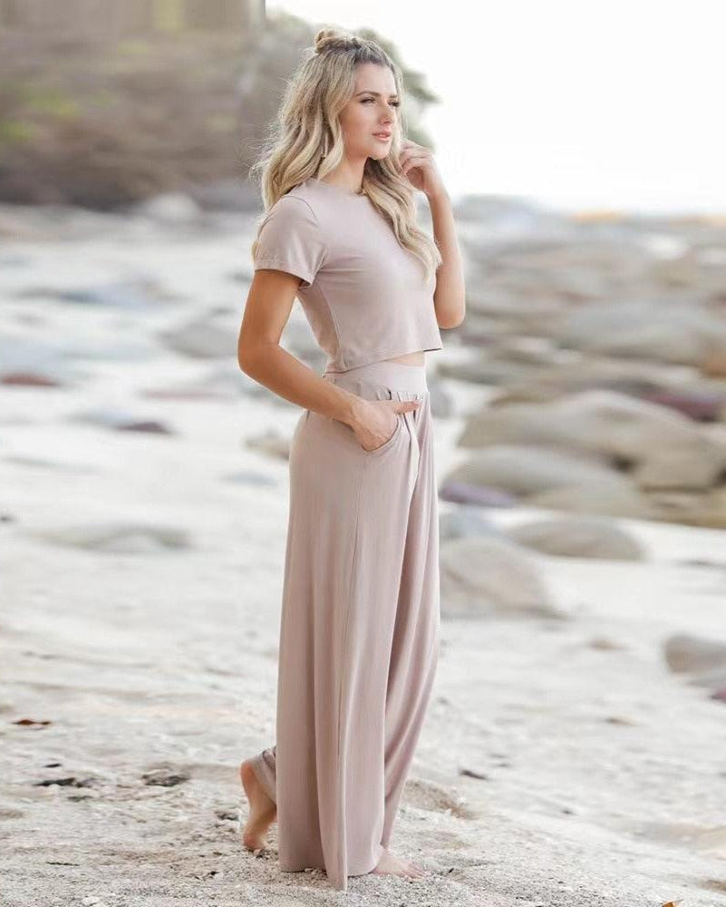 Evarina | Comfortabele tweedelige set dames met moderne pasvorm en stretchmateriaal