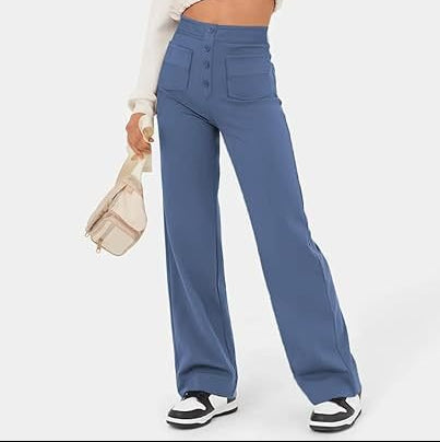 Hooggetailleerde Broek | Comfortabel, Elegant & Flatterend met Elastische Pasvorm