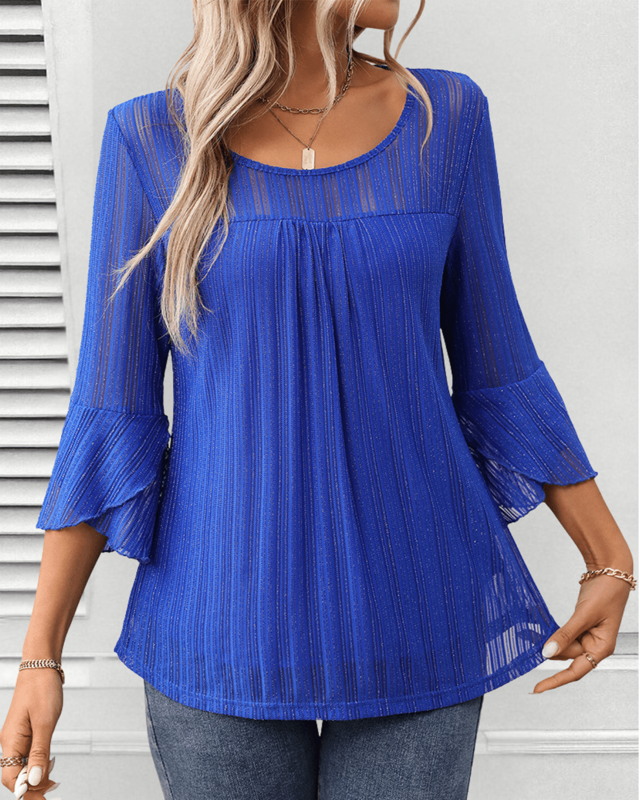 Sophie | Dames Blouse | Witte Blouse Dames | Zwarte Blouse Dames-2