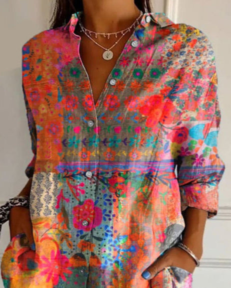 Sophie | Dames Blouse Lange Mouw | Witte Dames Blouse | Damesblouse 2