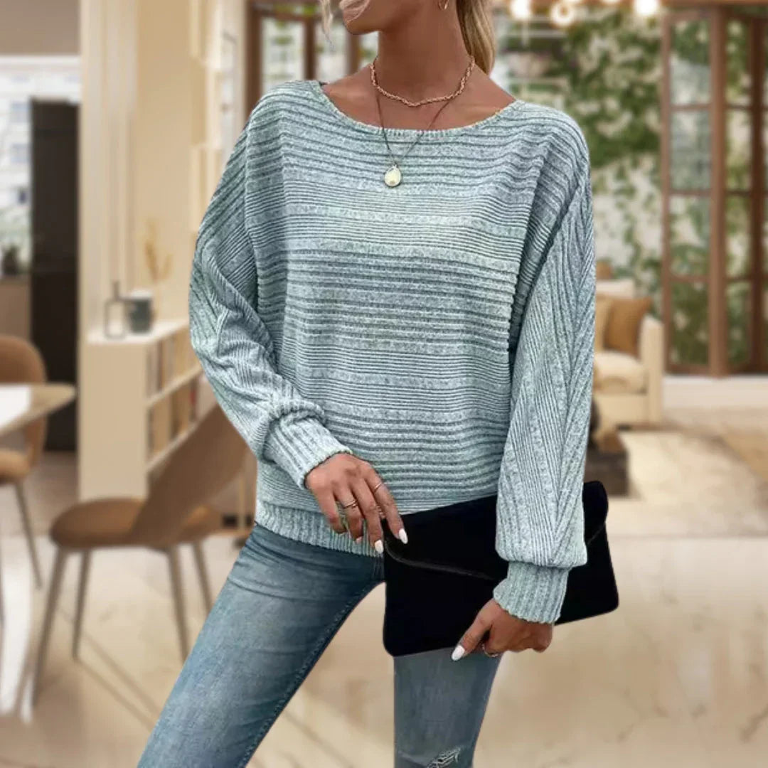 Dames Sweater in Trendy Herfstkleuren – Zachte Warme Trui met Lange Mouwen en Relaxte Pasvorm 5