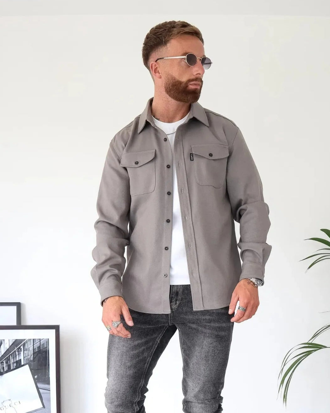Liam | Stijlvolle Moderne Overhemdjas voor Heren met Ademend Comfort 4