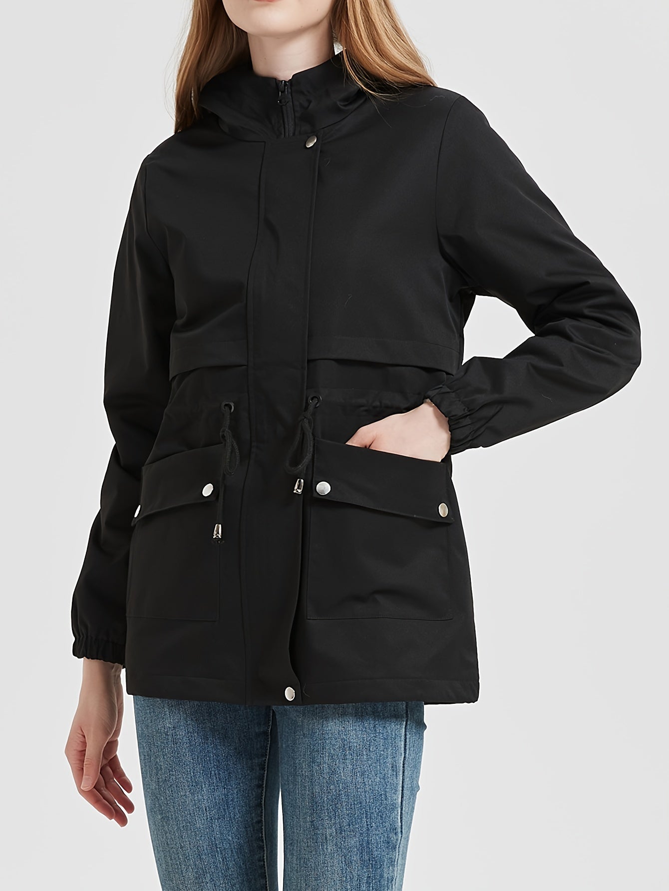 Emma | Casual Hooded Winterjack voor Dames met Faux Bont voor Herfst en Winter 2