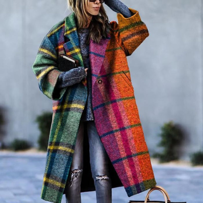 Emma | Luxe Lange Wollen Jas Dames voor Winterse Elegantie 0