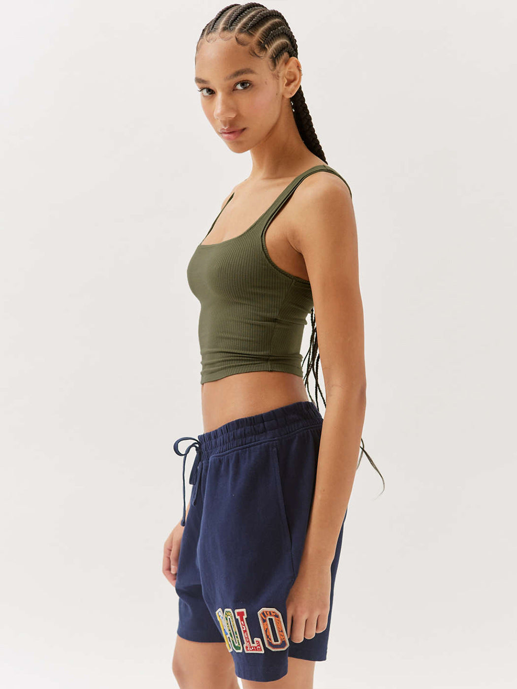 Emma | Modieuze Tanktop Dames met Vierkante Halslijn en Figuuraccentuerende Pasvorm 4