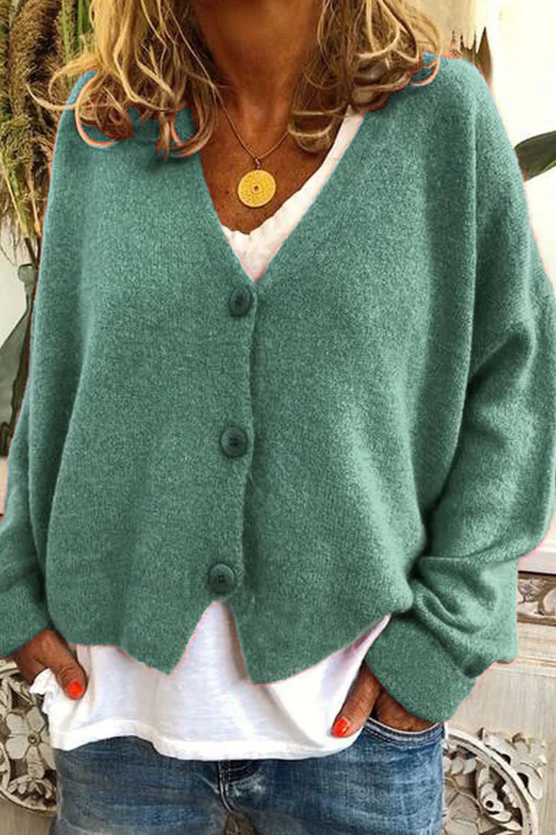 Emma | Stijlvol Dames Vest met V-Hals en Effen Patchwork Dessin 4