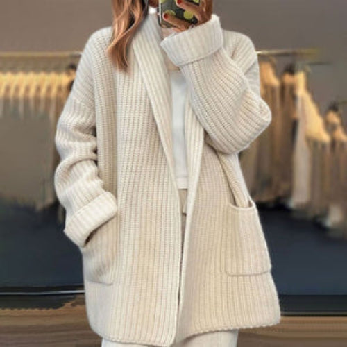 Emma | Stijlvolle Cardigan Dames van Hoogwaardig Materiaal voor Winterwarmte 0