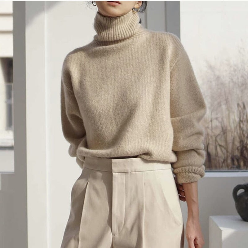 Emma | Stijlvolle Turtleneck Trui voor Dames Ideaal voor Koude Seizoenen 1