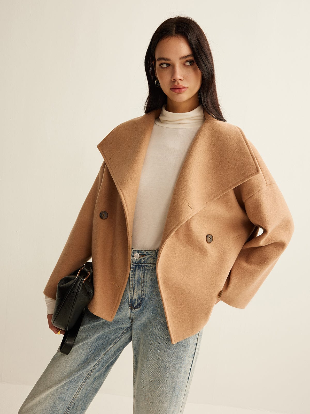 Emma | Tijdloze Wollen Mantel Jas Dames voor Elegante Herfstlooks 0