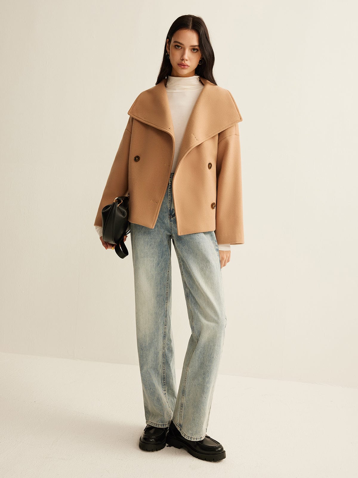 Emma | Tijdloze Wollen Mantel Jas Dames voor Elegante Herfstlooks 1