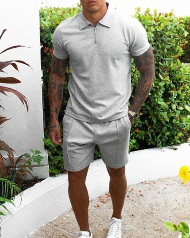 Manny | Casual Polo en Short Set voor Heren - Perfect voor Zomerse Gelegenheden