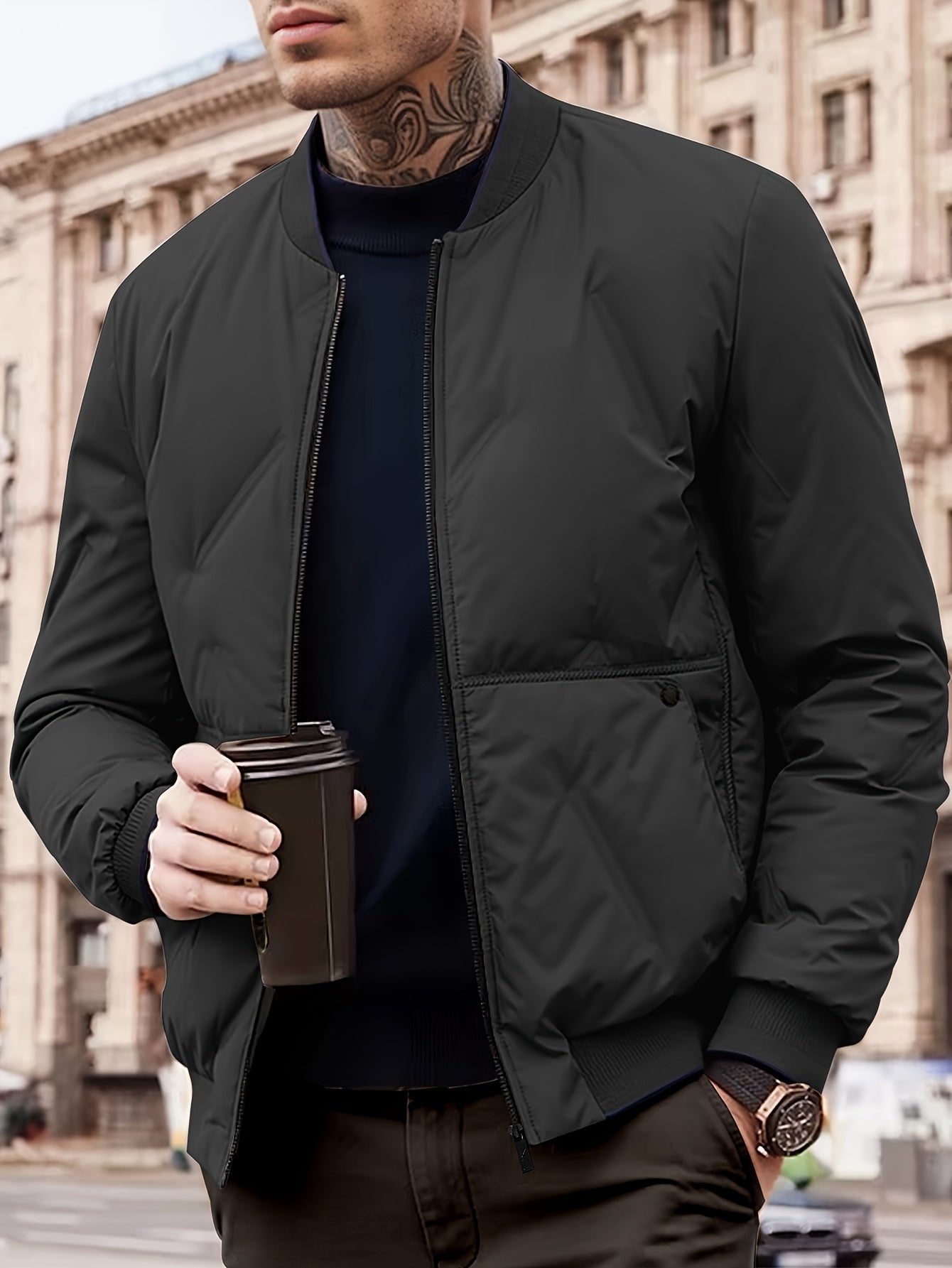Joris | Warme Fleece Winterjas Heren voor Buitenactiviteiten en Comfort 0