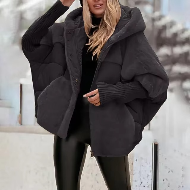 Lange Gewatteerde Winterjas Dames – Warm en Chic voor Herfst en Winter, Lange Mouwen, Casual en Formeel 6