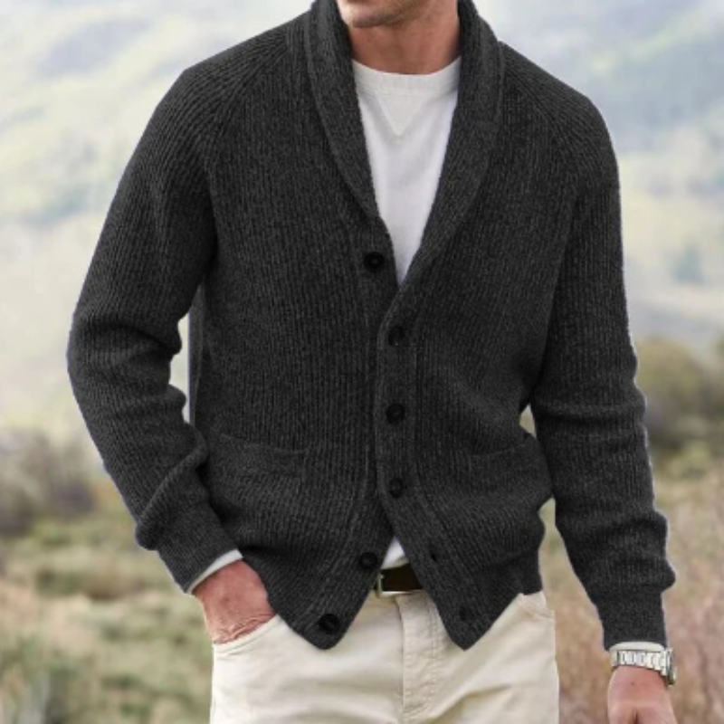 Lars | Tijdloos Heren Vest in Vintage V-hals Stijl voor Elegant Comfort 0