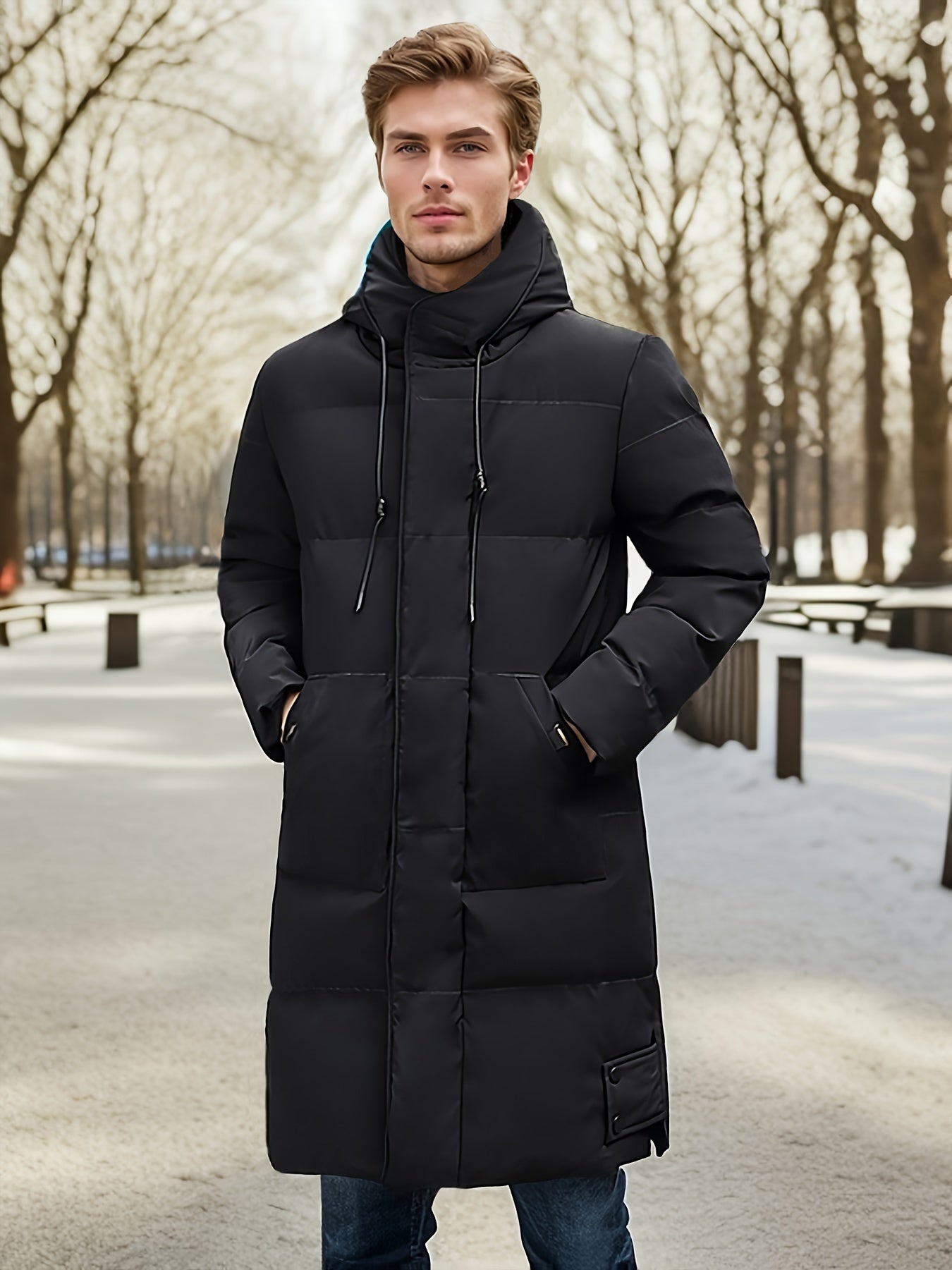 Liam | Casual Gewatteerde Winterjas Heren voor Comfort en Stijl 0