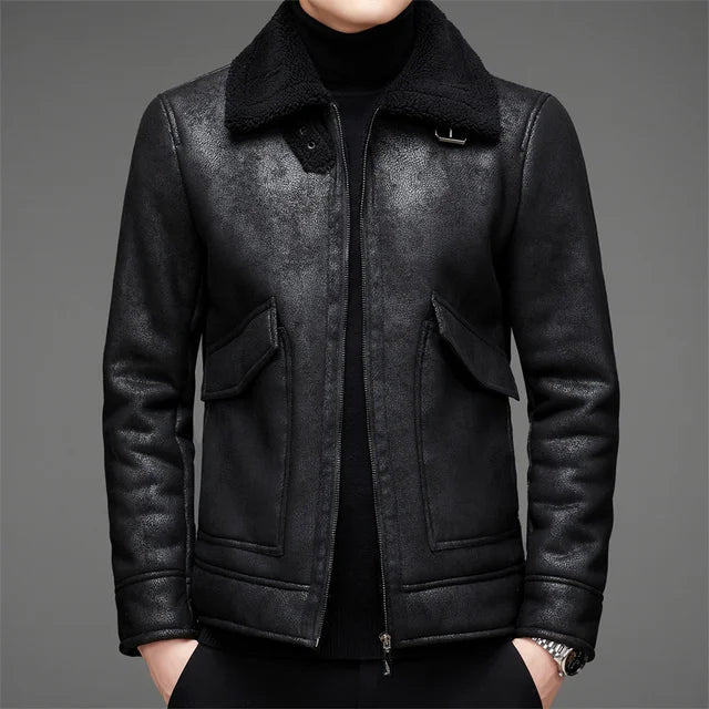Liam | Stijlvolle Heren Jas Winter met Fleece Voering voor Comfort en Warmte 0