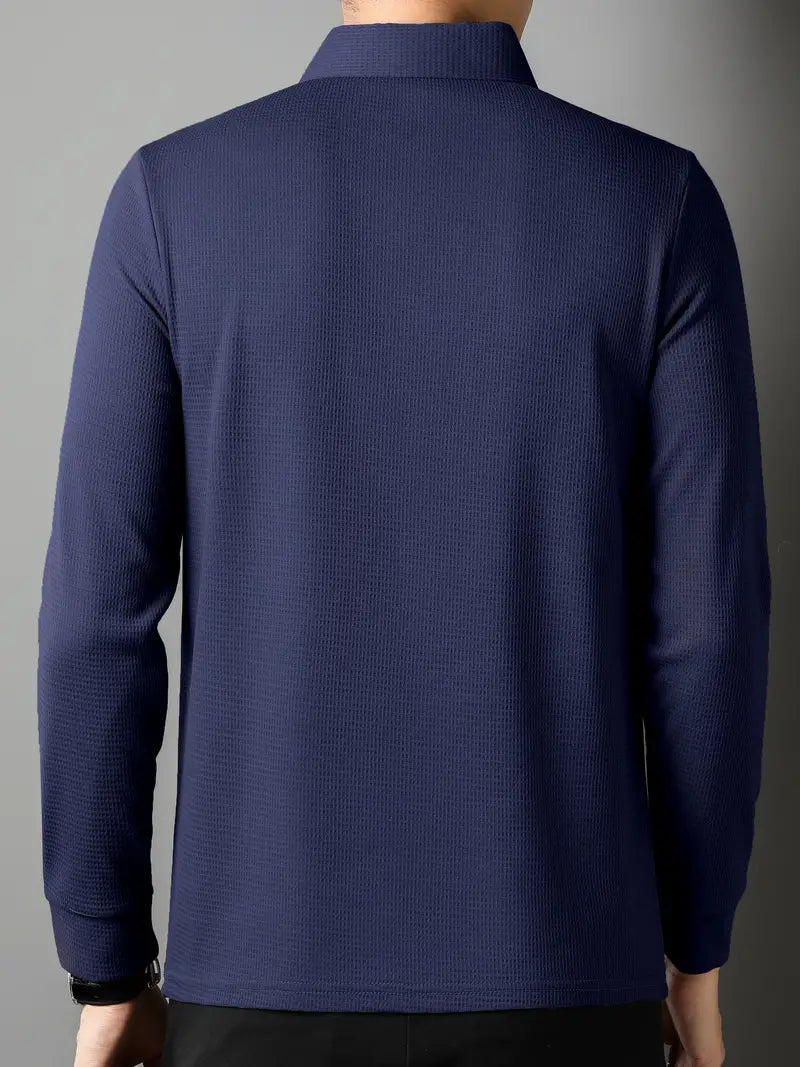 Liam | Stijlvolle Polo Jumper voor Mannen met Kraag en Knopen 8