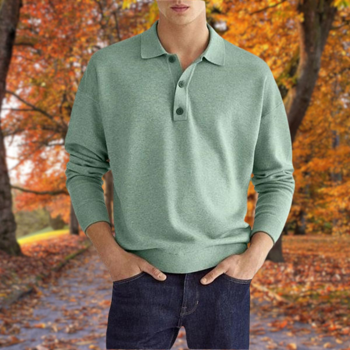 Liam | Stijlvolle Polosweater voor Heren met Comfortabele Pasvorm en Tijdloze Look 0