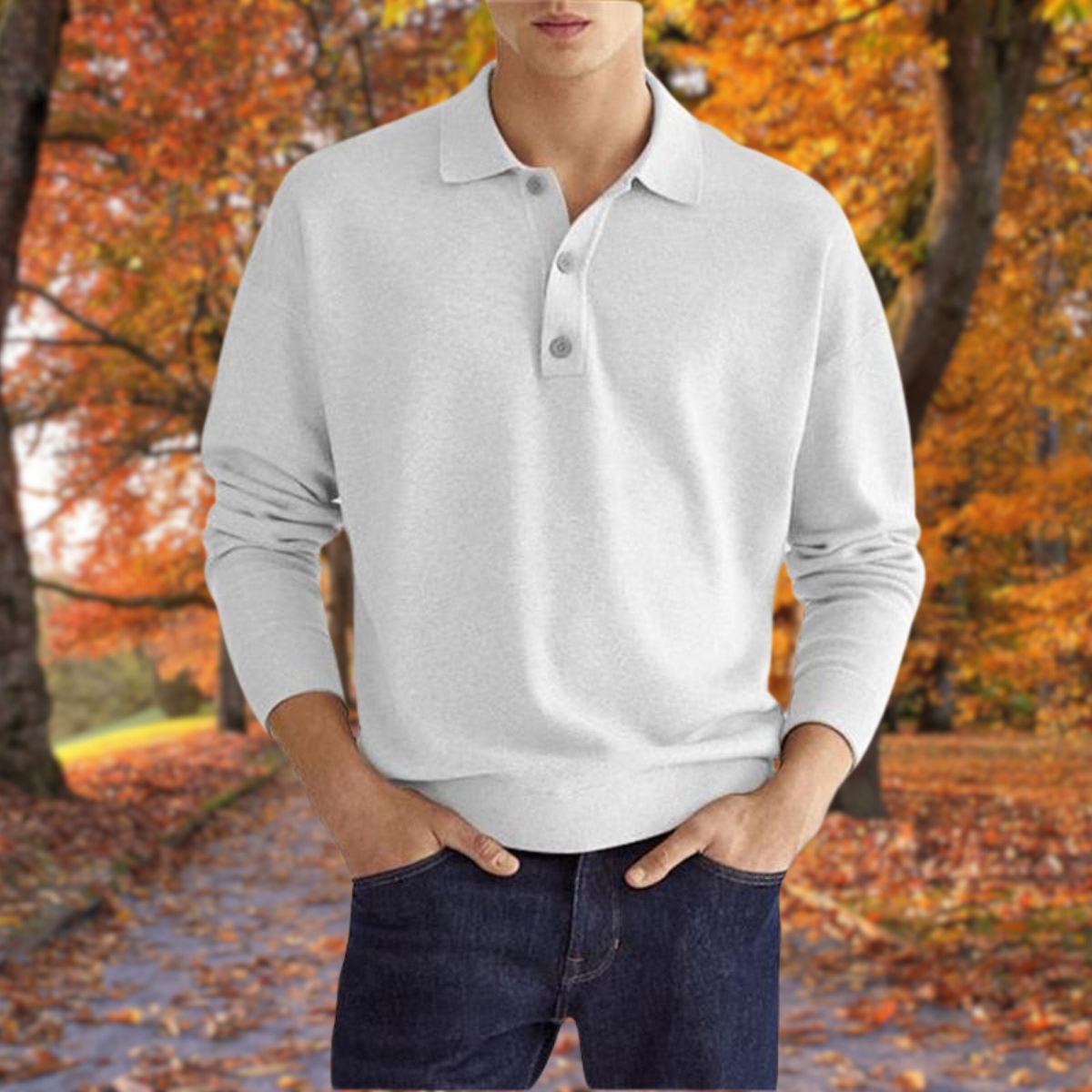 Liam | Stijlvolle Polosweater voor Heren met Comfortabele Pasvorm en Tijdloze Look 1