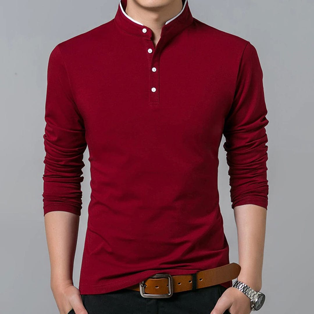 Liam | Tijdloze Heren Sweater met Korte Kraag voor Casual Stijl 2